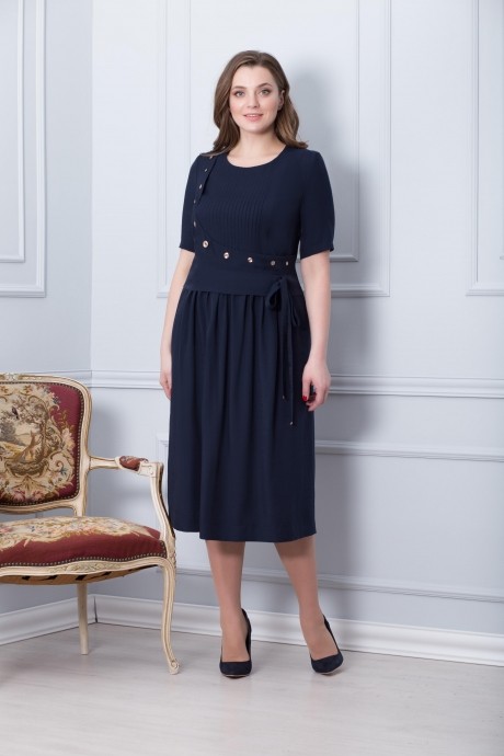 Платье Надин-Н 1614 _1 темно-синий размер 52-62 #1