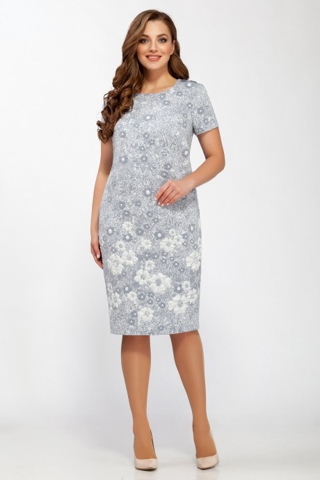Платье ЛаКона 1125 серый размер 52-56 #1