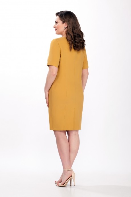 Платье ЛаКона 1215 горчица размер 48-52 #2