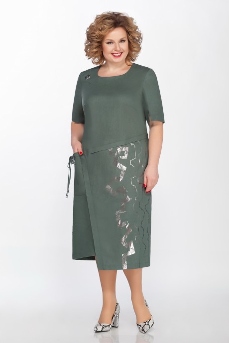 Платье ЛаКона 1278 морской зеленый размер 56-60 #1