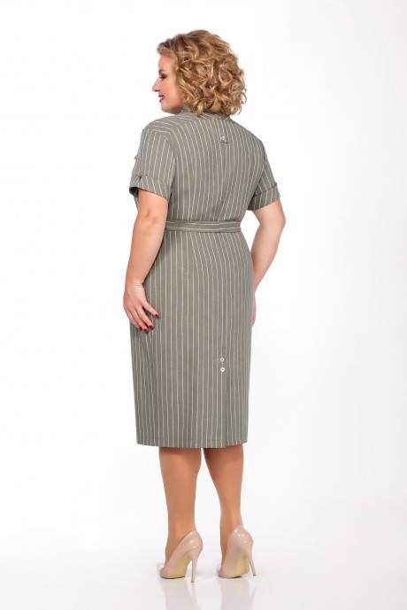 Платье ЛаКона 997 -1 хаки размер 54-58 #2