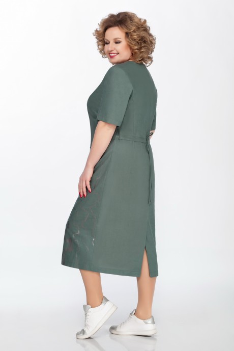 Платье ЛаКона 1278 морской зеленый размер 56-60 #3