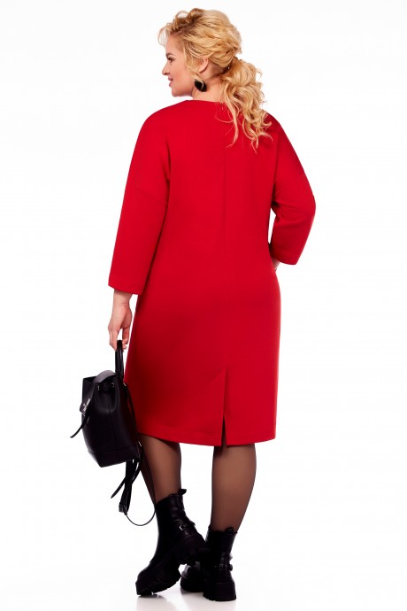 Платье ЛаКона 11547 красный размер 56-60 #3