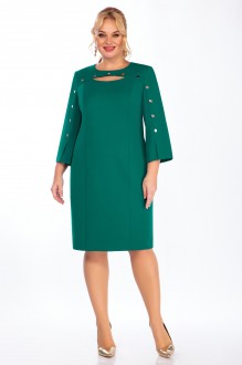 Платье ЛаКона 11465 зеленый #1