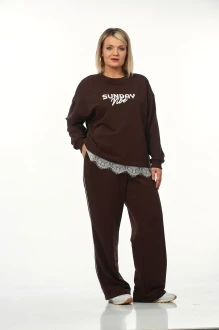 Спортивный костюм OVERYOU 239 /1 шоколад