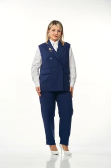 Брючный костюм OVERYOU 241 синий