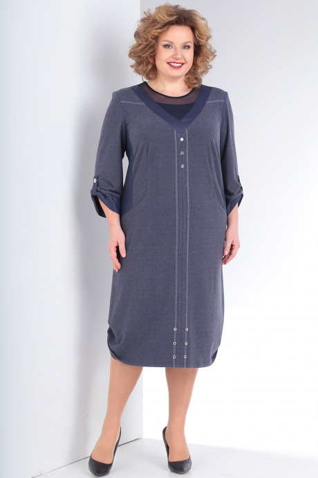 Платье Milana 150 сине-серый размер 58-62 #1