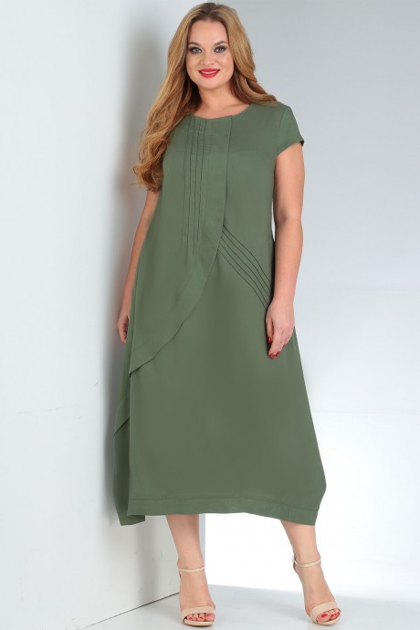 Платье Milana 212 тёмно-зелёный размер 46-56 #1