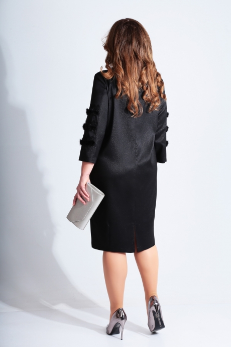 Вечернее платье AXXA 55092 чёрный размер 54-58 #4