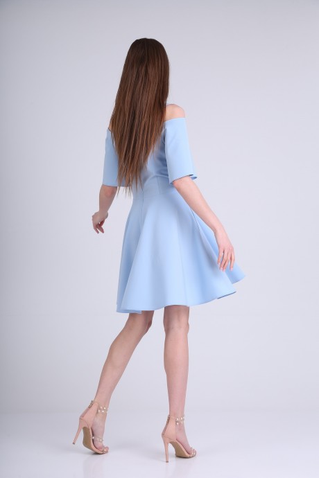 Вечернее платье AXXA 55174 голубой размер 44-48 #7