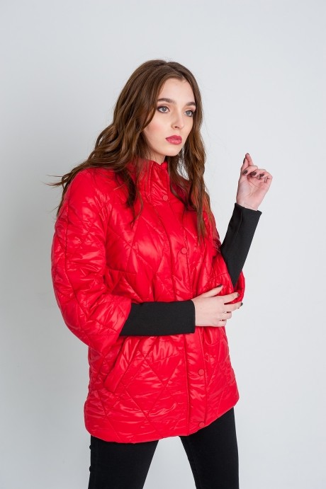Куртка Elletto 3181 красный размер 48-58 #3
