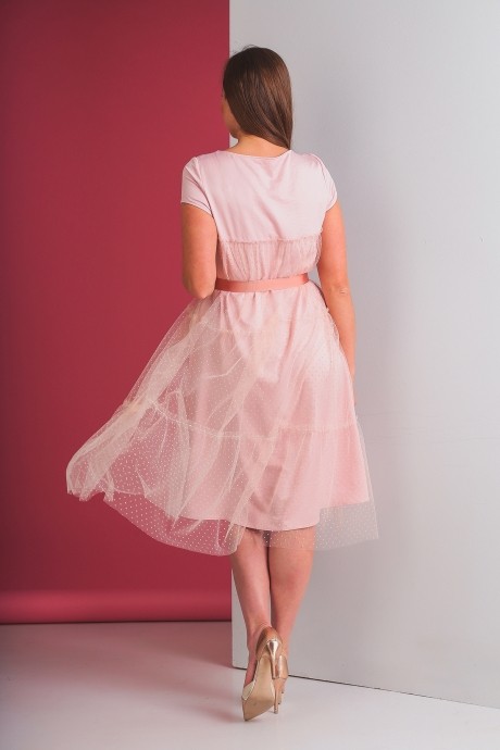 Вечернее платье Elletto 1583 розовый размер 48-56 #5
