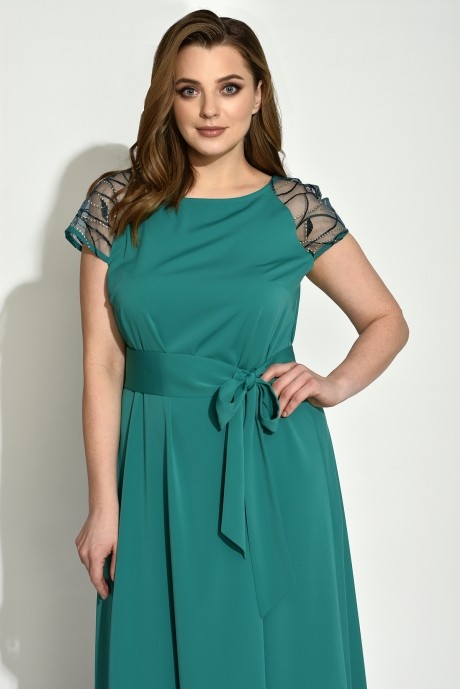 Вечернее платье Elletto 1569 зелёный размер 48-58 #3