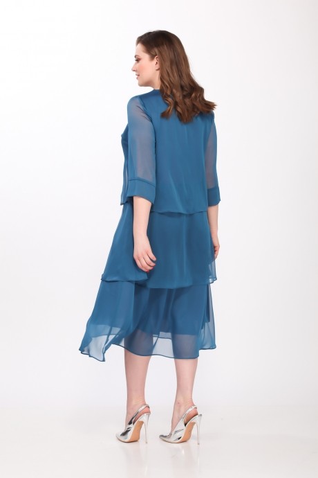 Вечернее платье Elletto 1684 синий размер 52-56 #4