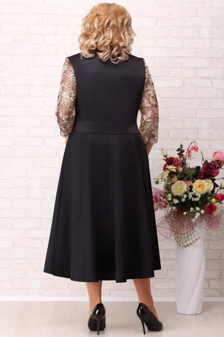 Вечернее платье Aira Style 714 черный с золотом размер 54-58 #2