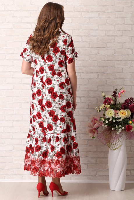 Платье Aira Style 739 розы размер 52-62 #2