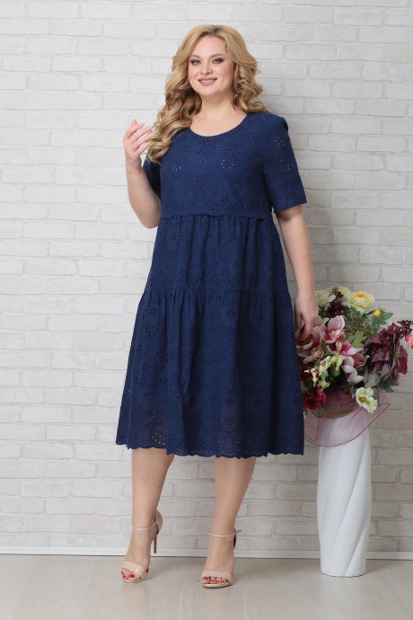 Платье Aira Style 794 синий размер 56-60 #1