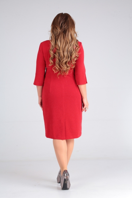 Вечернее платье Andrea Style 00241 красный размер 52-60 #6