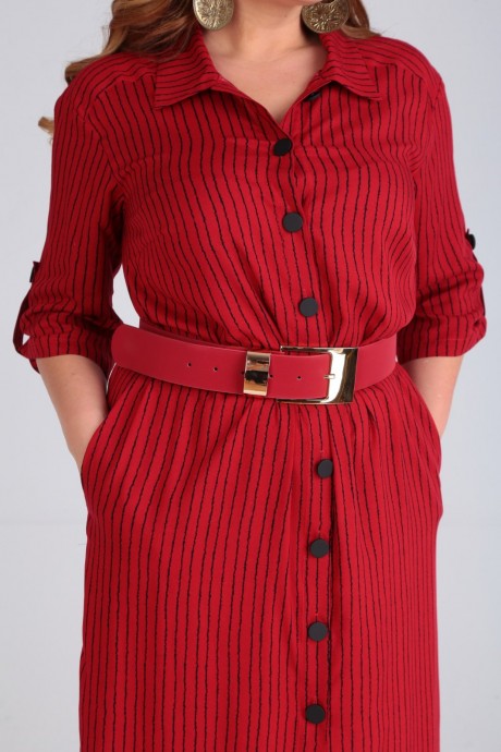 Платье Andrea Style 00257 красный размер 52-56 #5
