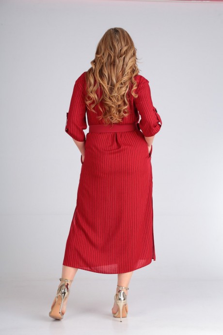 Платье Andrea Style 00257 красный размер 52-56 #7