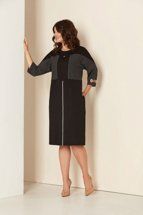 Платье Andrea Style 00286 чёрный размер 52-58 #2
