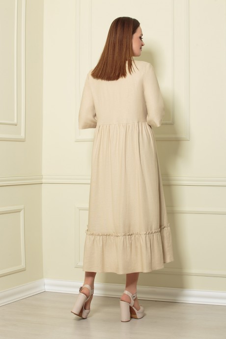 Платье Andrea Style 359 /1 беж размер 54-58 #4