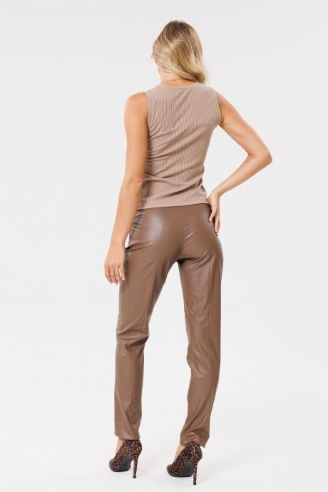 Брюки PRATA wear s004 коричневый размер 42-50 #7