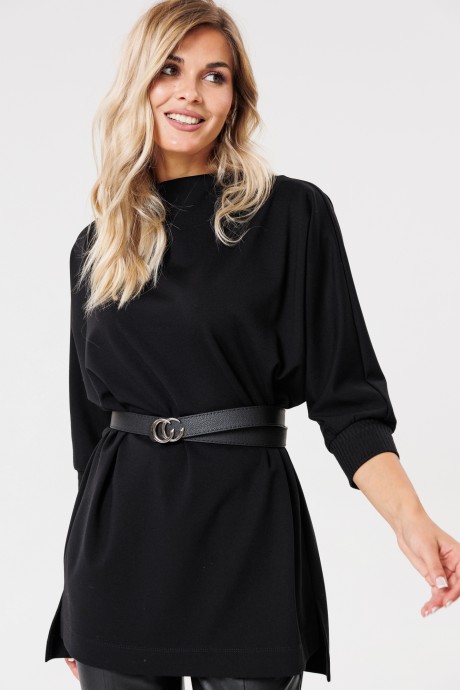 Джемпер (кофта) PRATA wear s007 черный размер 42-50 #2