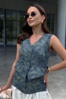 Жилетка PRATA wear S039 синий #1