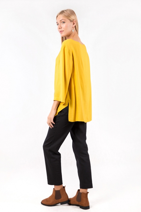 Блузка Daloria 6088 желтый размер 46-52 #4