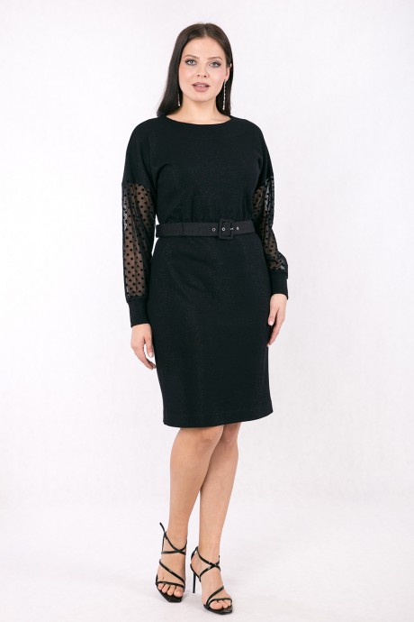 Платье Daloria 1606 черный размер 48-54 #1