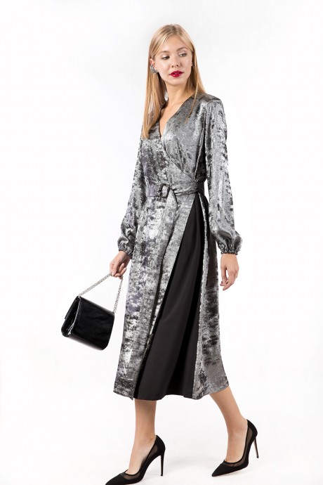 Вечернее платье Daloria 1605 серебро размер 44-50 #1