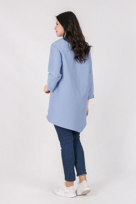 Блузка Daloria 6084 голубой размер 50-60 #3