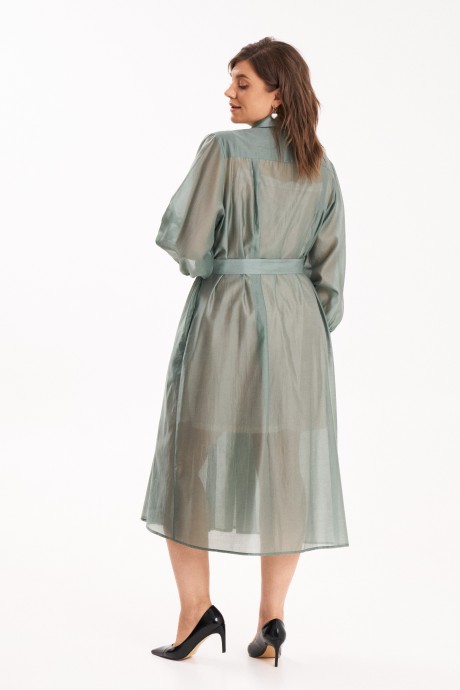 Платье KaVari plus size 1121 .1 бирюза размер 46-56 #5