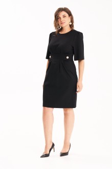 Платье KaVari plus size 1122 черный #1