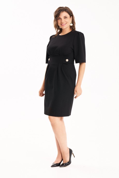 Платье KaVari plus size 1122 черный размер 44-54 #2