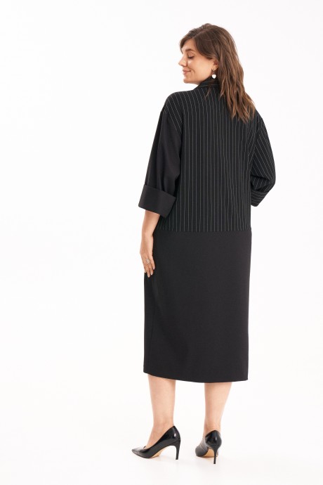 Платье KaVari plus size 1124 .1 черный размер 50-60 #6