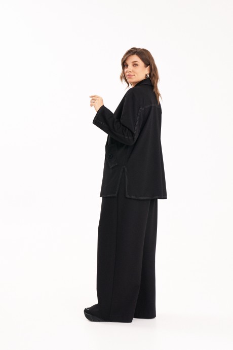 Костюм/комплект KaVari plus size 8049 двойка черный размер 48-58 #5