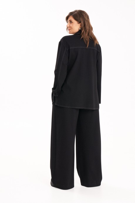 Костюм/комплект KaVari plus size 8049 двойка черный размер 48-58 #6
