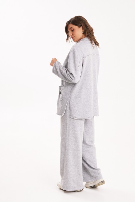 Костюм/комплект KaVari plus size 8049 двойка 1. серый размер 48-58 #4