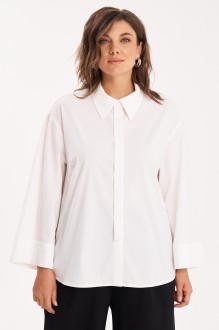 Рубашка KaVari plus size 4021 .1 белый #1