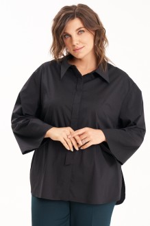 Рубашка KaVari plus size 4021 .2 черный #1