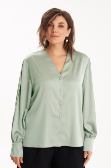 Блузка KaVari plus size 4022 .2 зеленый #1