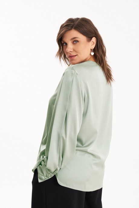 Блузка KaVari plus size 4022 .2 зеленый размер 46-56 #3