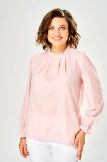 Блузка KaVari plus size 4035 розовая