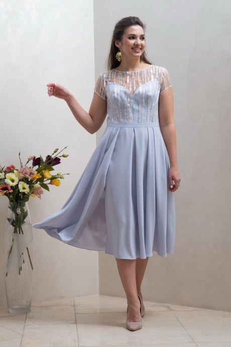 Вечернее платье Condra 4297 голубой размер 44-52 #1