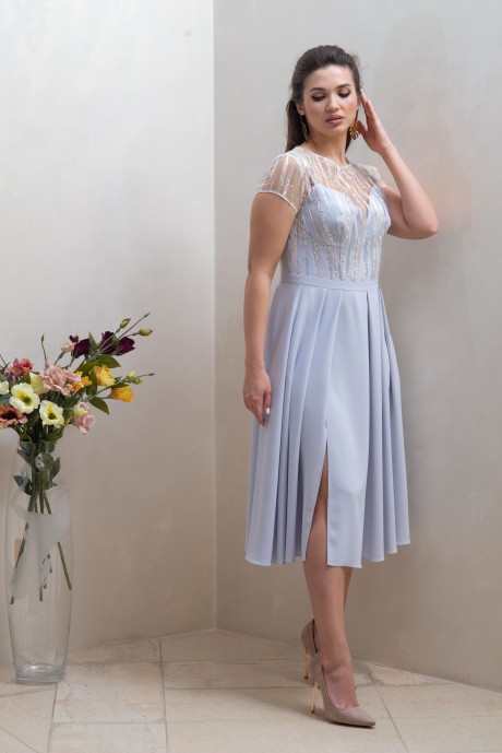 Вечернее платье Condra 4297 голубой размер 44-52 #2