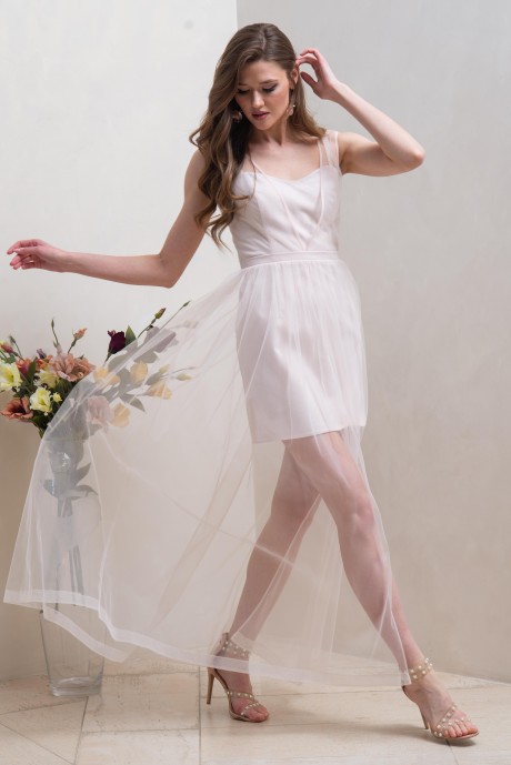 Вечернее платье Condra 4213 белый размер 42-48 #4