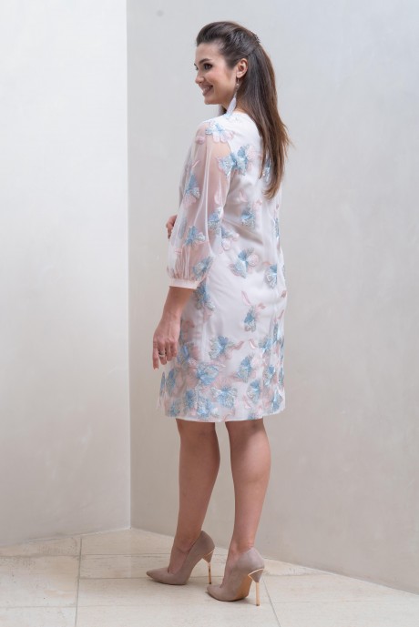 Вечернее платье Condra 4296 розовый-голубой размер 44-52 #2