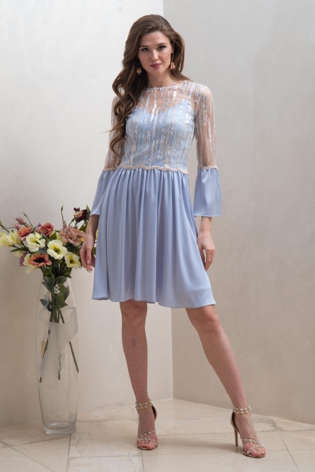 Вечернее платье Condra 4304 голубой размер 42-50 #2